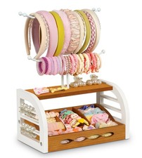 Headband Holder Stand, Hair Accessories Organizer for Girls Women Babies, Ver...