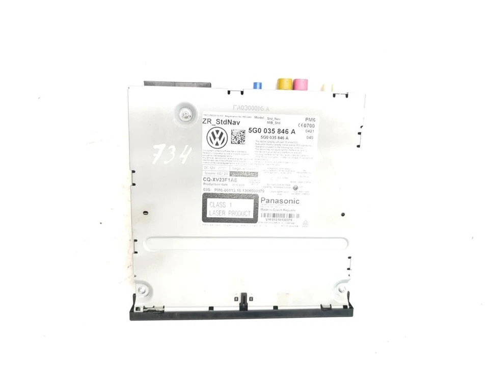 Volkswagen Golf VII Gti 2.0TSI 2013 Multimedia Radio CD DVD GPS 5G0035846A - Image 3 of 4