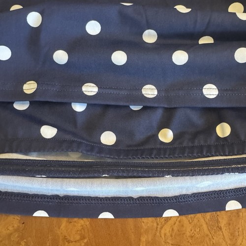 Lands End Marine Tankini Schwimmen Oberteil mit Bügel, weiß gepunktet Damengröße 8 - Bild 6 von 10