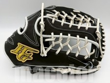 Japan Hi-Gold Order 13" Outfield Baseball Glove Macaron Black White RHT Limited
