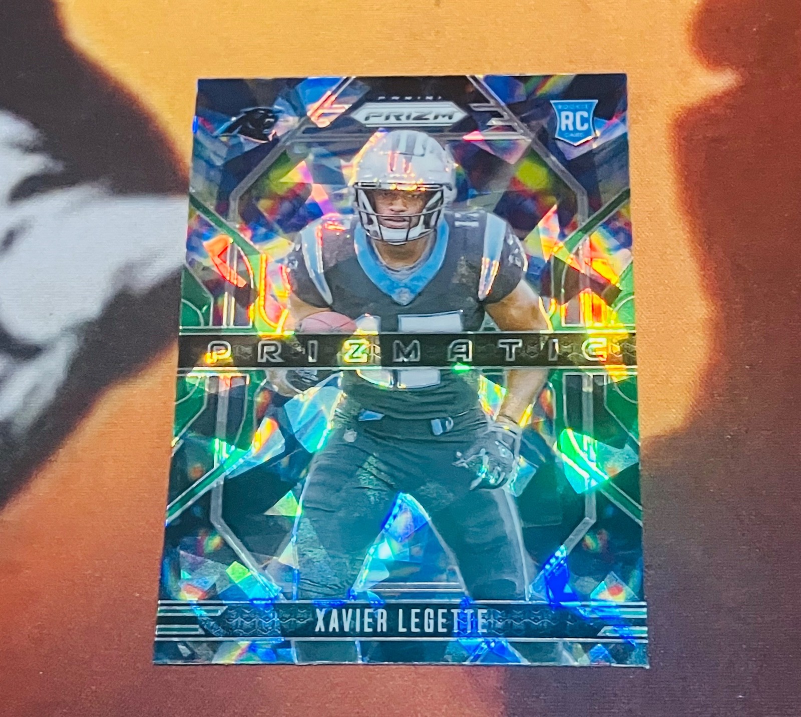 2024 Prizm Xavier Legette Prizmatic RC Green #16 Panthers
