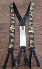 "Trafalgar" Jaguars Jungle Limited Edition Button Fitting Suspenders/Bracers i6