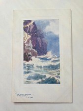 The Rocky Bastions of the Shore TB Read Tuck Oilette Vintage Postcard - PPC 2151