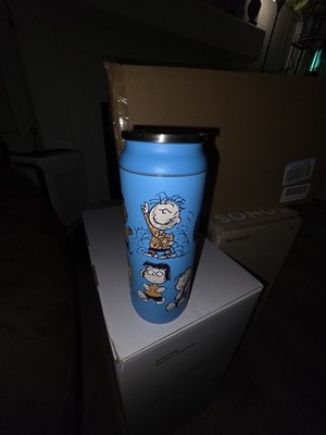 Peanuts Dancing Gang 16 oz Tumbler Cooler Can Stainless Steel Igloo Open Box