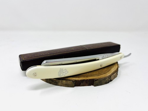 LUNA vintage straight razor rasoio a mano libera rasiermesser SHAVE READY - Foto 15 di 15