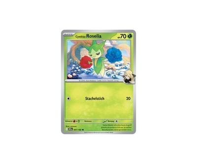 Pokemon Karten - Evige Rivalen - Cynthias- Roselia DRI007 - Deutsch