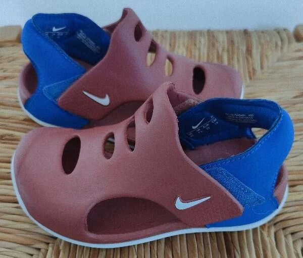 Sandali Nike Sunray Protect 3 bambino ragazzo taglia 8 C nuovi rosso blu