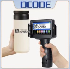 New 12.7mm Portable Printers Handheld Inkjet Printer Text QR Barcode Cloth Logo