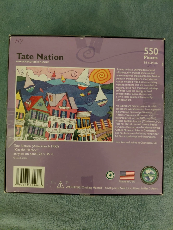 Tate Nation 550 Piece Jigsaw Puzzel Artwork By Tate Nation "On The Harbor" - Image 2 of 4