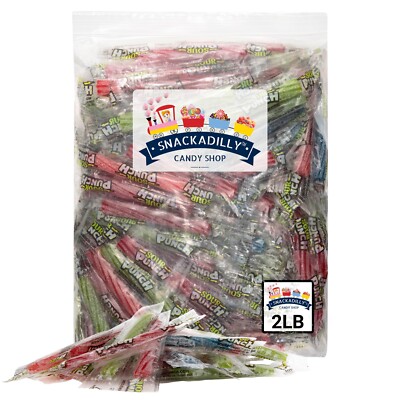Sour Punch Twists Mini Straws Assorted Flavors 2Lb Delicious Sour Candy