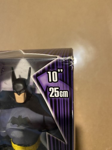 DC Super Heroes Justice League Unlimited: Batman 10 pollici figurina in vinile nuova con scatola - Foto 2 di 5