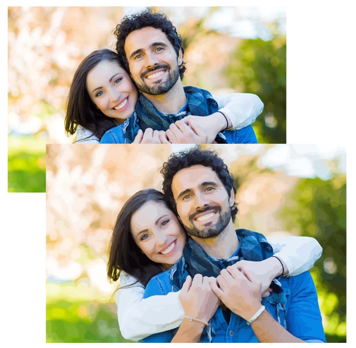 Custom Paint By Numbers UK Personalised Oil Canvas Painting Pets Adults Portrait - Image 2 of 4