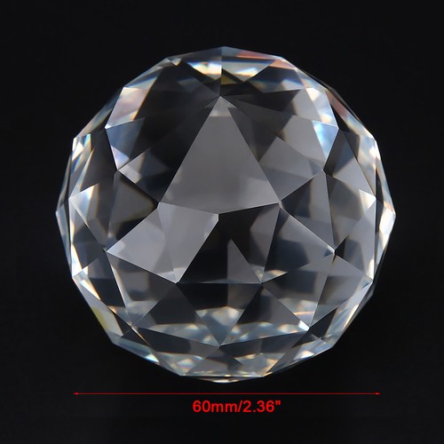 Transparente Kristallkugel Geschnittene Einzelne Flache Kugel (60MM/2.36in) - Bild 12 von 23