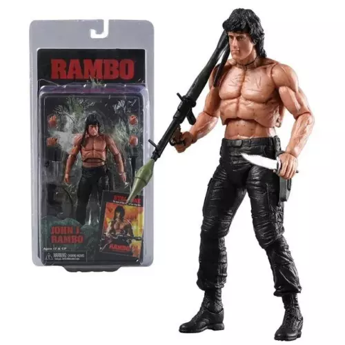 NECA First Blood - John J. Rambo Survival Version 7" Action Figure Toys IN STOCK - Picture 1 of 5