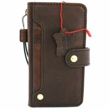 Genuine Soft Leather Case for Apple iPhone 11 Handmade Luxury ID Wallet Cards