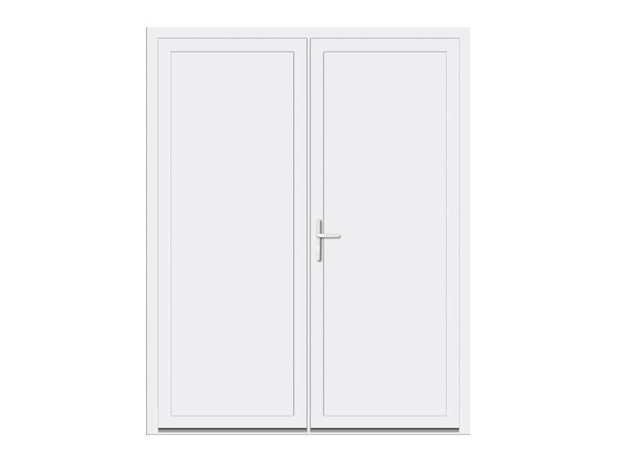 Porte De Service 2 Vantaux Pvc