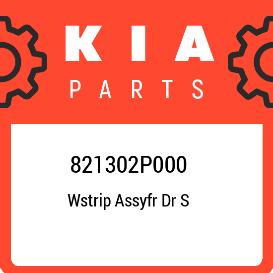 Genuine Kia 82130-2P000 Door Weatherstrip