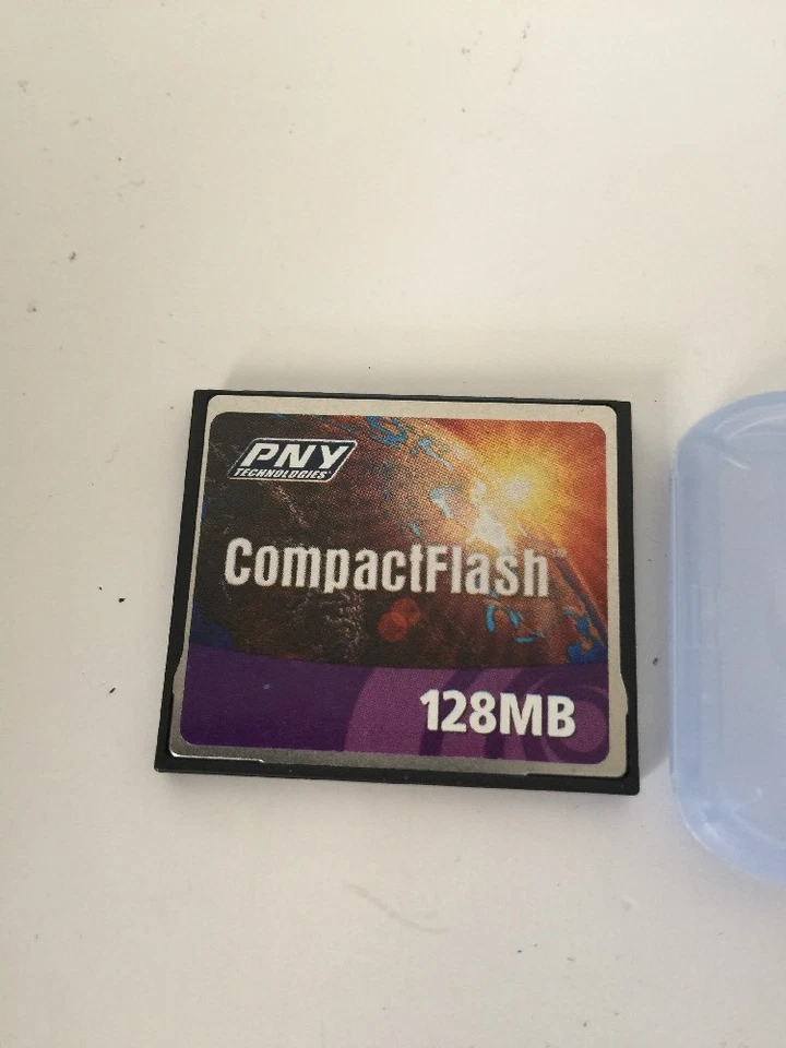 PNY 128 MB 128MB Compact Flash Memory Picture Card THNCF128MMA USA Seller - Image 2 of 3