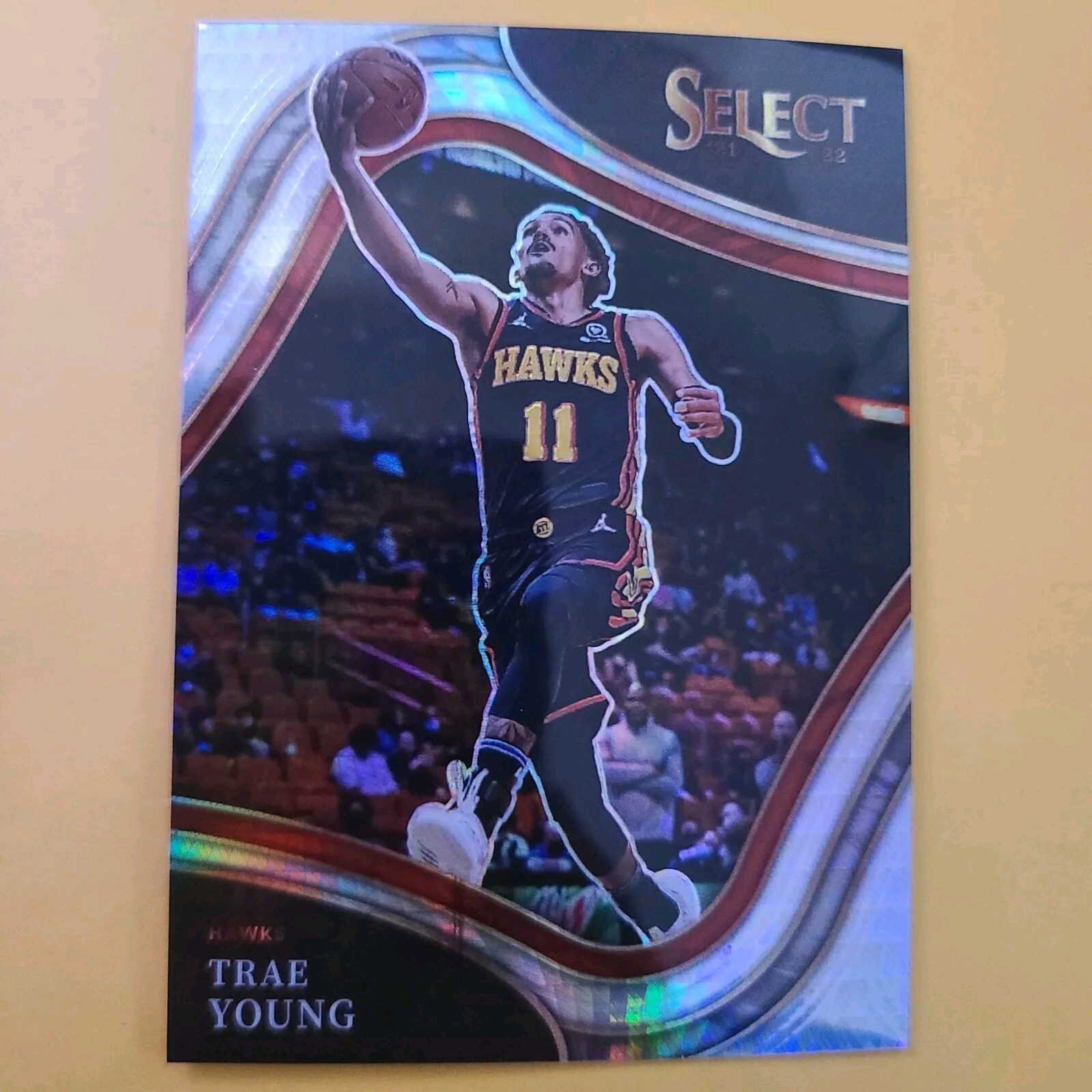 2021-22 Panini Select Lucky Envelopes Trae Young Courtside 5/8 - Atlanta Hawks