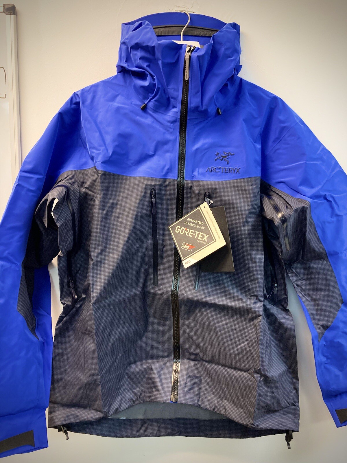 ARC'TERYX NUOVISSIMA GIACCA ARCTERYX ALPHA GORE TEX SHELL ELECTRA NERO ZAFFIRO MED
