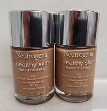 2 Neutrogena Healthy Skin Liquid Makeup CARAMEL #105. Exp 2025