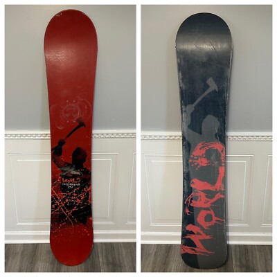 World Industries 157 Snowboard- Red With Hatchet Man | eBay