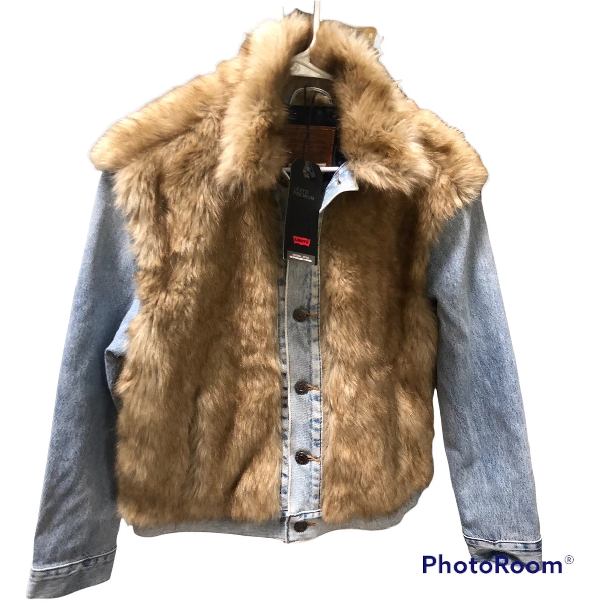 Levi's faux fur jacket sale