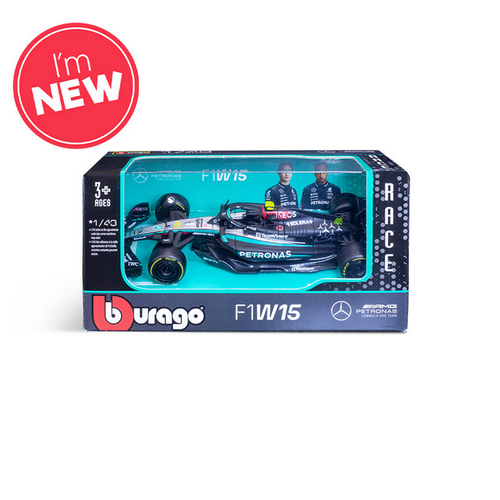 1:43 Bburago B18-38176H Lewis Hamilton Mercedes AMG W15 #44 (no driver) 2024 - Picture 3 of 3