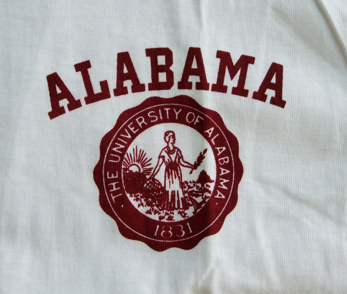 VTG 60s Champion Products University of Alabama Ringer T