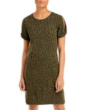 NWT - SANCTUARY Women's 'SO TWISTED' Camo Leo T-SHIRT DRESS - XXS