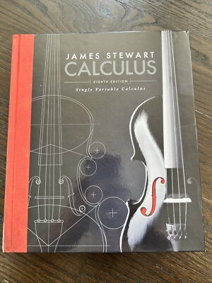 Single Variable Calculus by James Stewart Eighth Edition 8th Hardcover VERY GOOD 9781305266636 ...