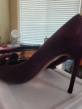 Ted Baker, Dressy Satin Plum Shoes