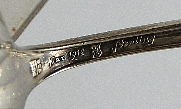 Paire De Raidisseurs De Col (séquilles) En Argent Sterling - Marque Aspinal Of London - Occasion Très Bon état