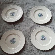 Spode Jewel Copeland Blue Floral Bread PlateSaucer Sets 4 70392 