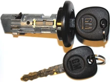 NEW Chevy GM OEM Ignition Key Switch Lock Cylinder - W/ 2 OEM GM Logo Keys