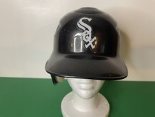 Chicago White Sox Game Used Batting Practice Helmet Delmonico Mazara