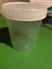 Clear speciman cup Non-Sterile Urine Sample Cups 4 oz Total 475