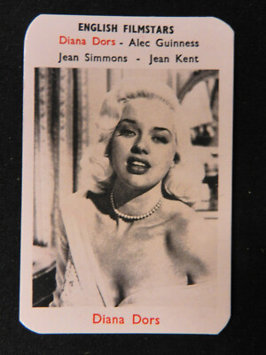 1950's Maple Leaf Gum Diana Dors Trading Card High Grade iiii