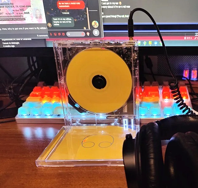 BEAMS Limited KM5 Instant Disk Audio CP1 CLEAR CD Player Bluetooth