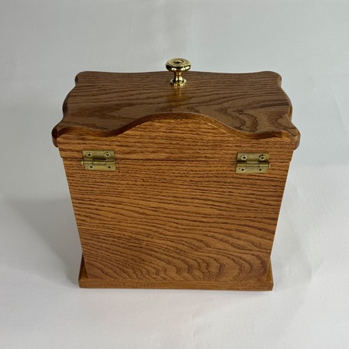 Caja de corazón de madera vintage con tapa rústica granja núcleo de campo - Imagen 5 de 7