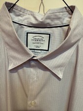 Charles Tyrwhitt Shirt Mens 19 37 Check Button Up Cotton Classic Fit