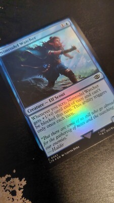 Nimrodel Watcher 63 Foil Lord of the Rings Magic the Gathering Card