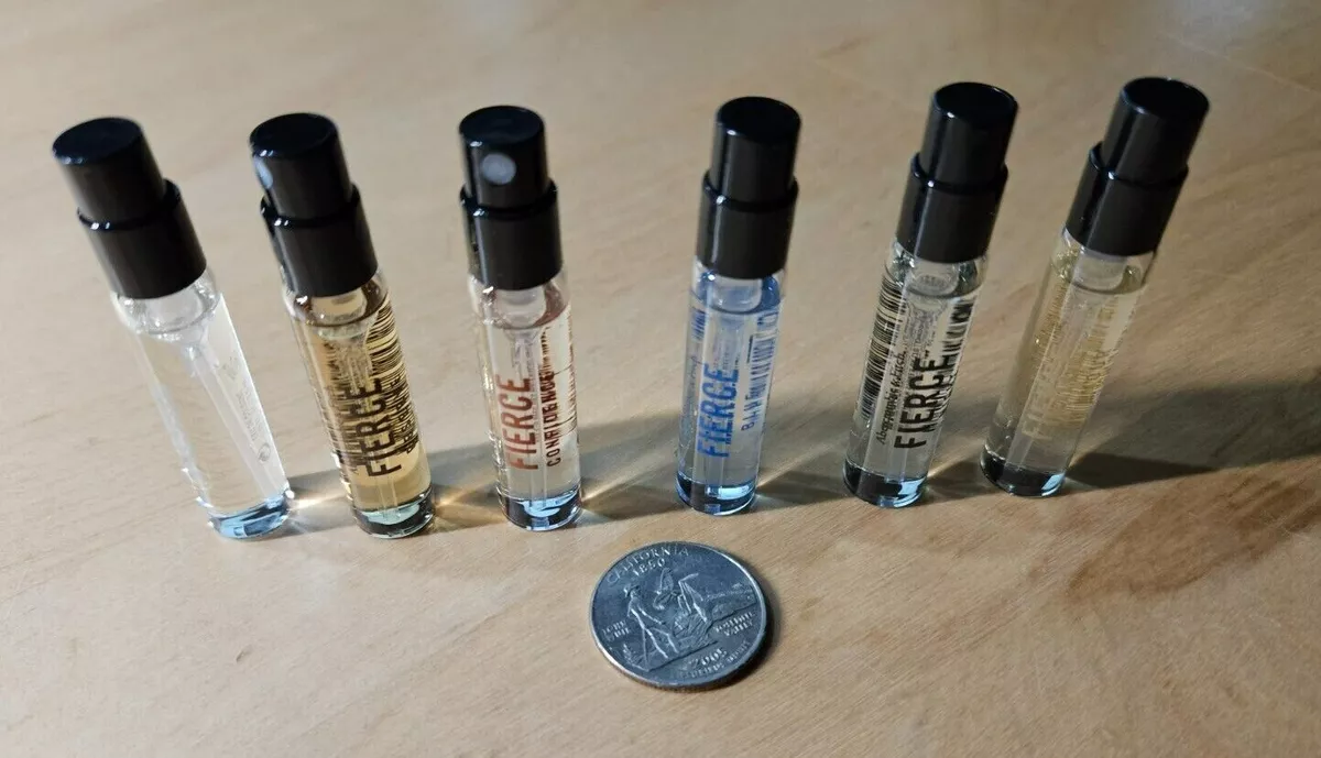 Abercrombie & Fitch Fierce, Confidence, Reserve, Night Sampler 0.08 oz! #RA17