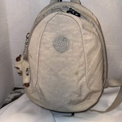 Kipling Nylon Ivory Beige Backpack | eBay display picture 3