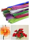 25Pcs 80cm Stocking Flower Wire 0.5mm Diameter Iron Wire