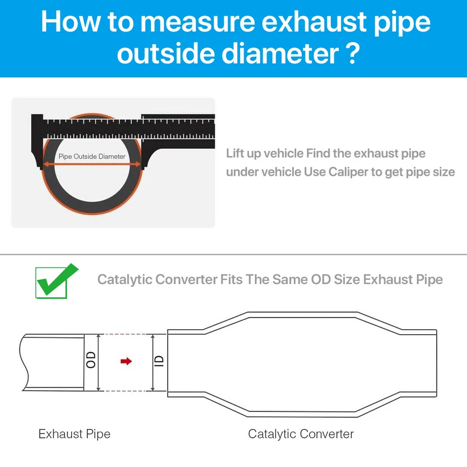 Convertidor catalítico universal para gatos de 2" de alto flujo de acero inoxidable soldado 400 celdas Foto 4 de 4