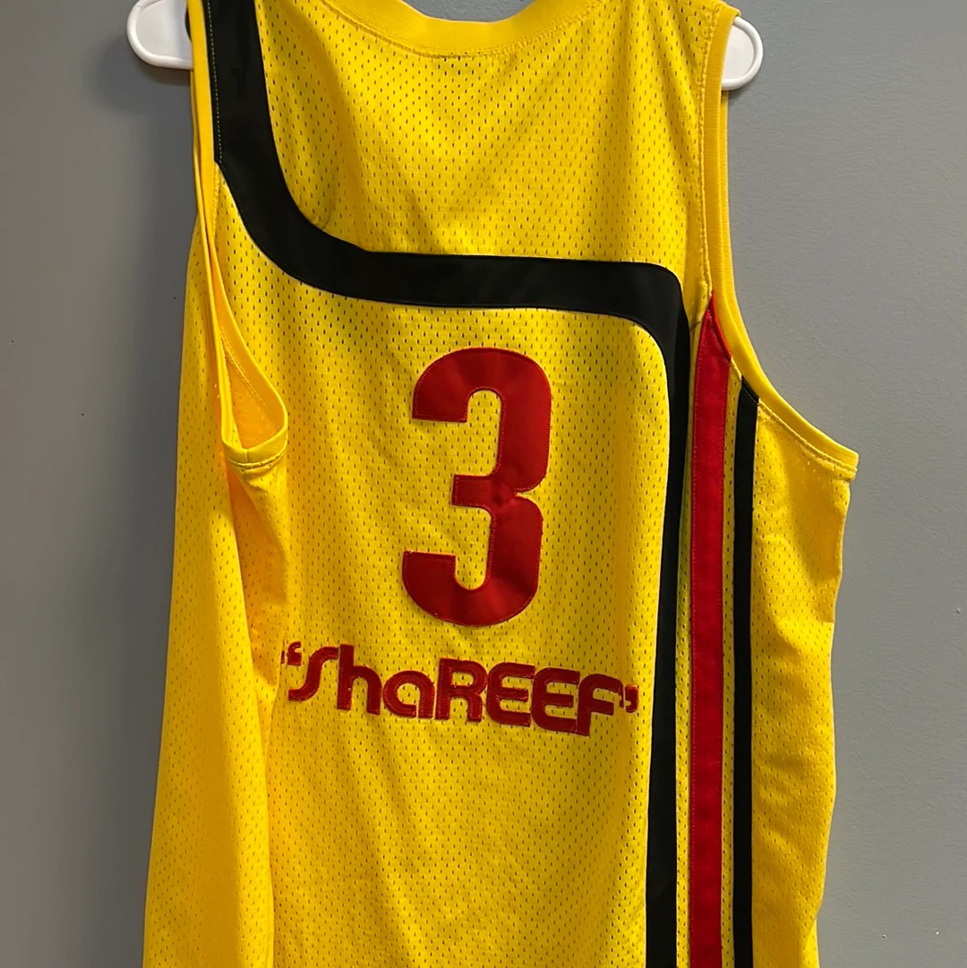Vintage Nike NBA Atlanta Hawks Yellow #3 Shareef Rahim Jersey