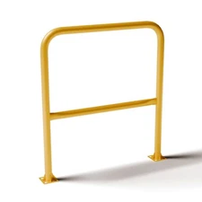 Sandbaggy Yellow OSHA Safety Railing (36" L x 42" H) - Industrial Guardrail