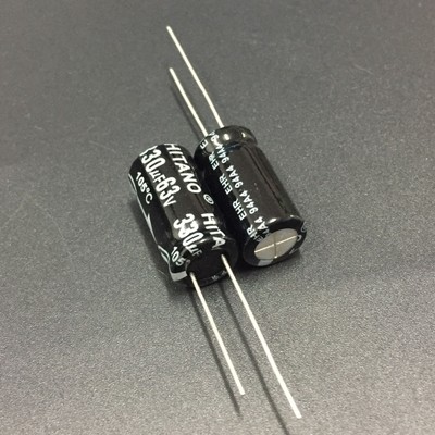 50pcs 330uF 63V Su/'scon SD 10x20mm 63V330uF Low Z High Frequency capacitor