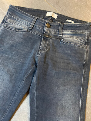 CLOSED PEDAL STAR JEANS TROUSERS LADIES TROUSERS SIZE 34 W24 BLUE EXCELLENT